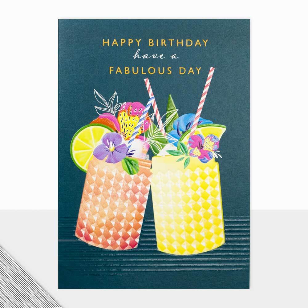 Utopia Happy Birthday Fabulous Drinks Card | SugarFall Patisserie