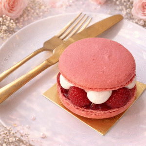 Raspberry Macaron