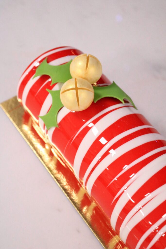 Candy Cane Log