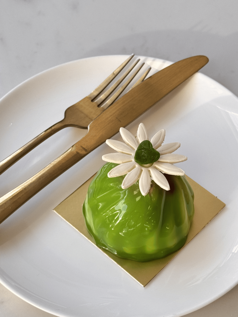 Emerald Flower Cake