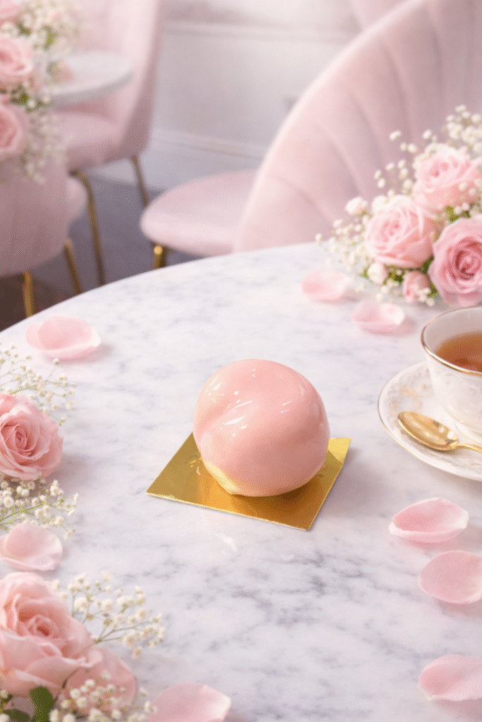 Peach Mother's Day Petit Gateau