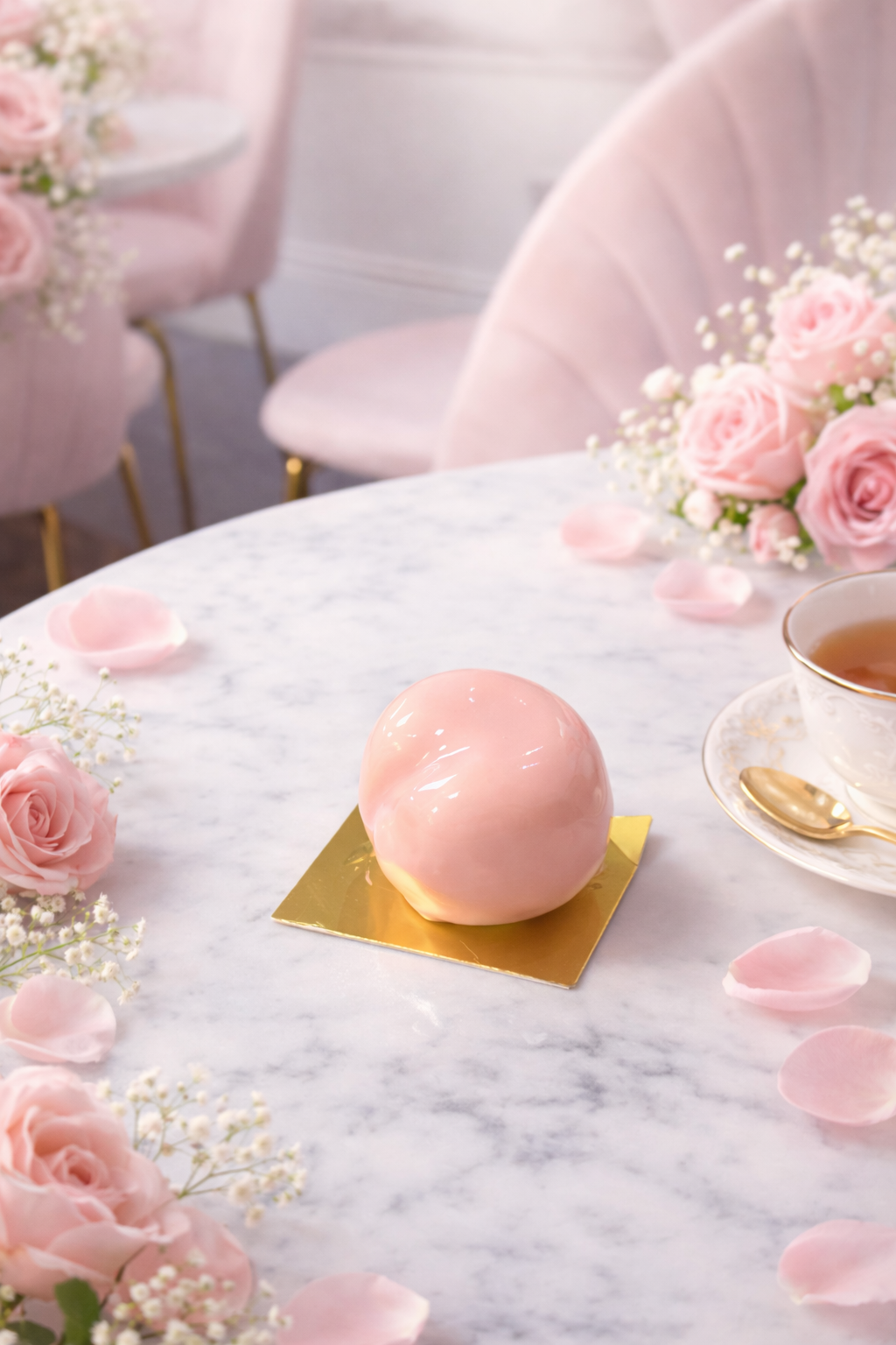 Peach Mother's Day Petit Gateau Peach Mother's Day Petit Gateau