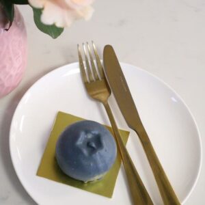 Blueberry petit-gâteau by SugarFall Patisserie, Glasgow