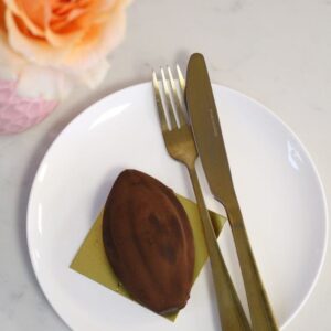 Cacao Bean chocolate petit-gâteau by SugarFall Patisserie, Glasgow