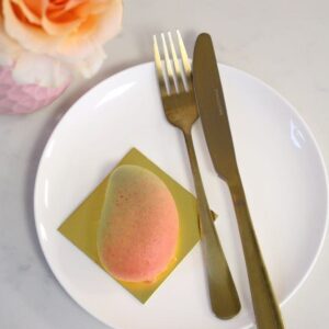 Mango petit-gâteau by SugarFall Patisserie, Glasgow